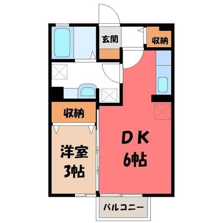 セジュールグリーン雅の物件間取画像